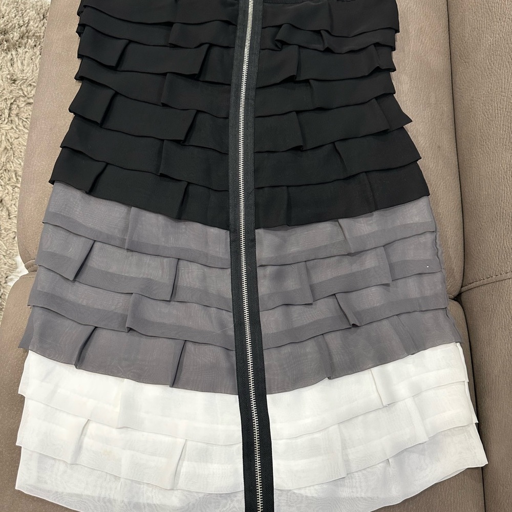 Black Layered Skirt by Bedo